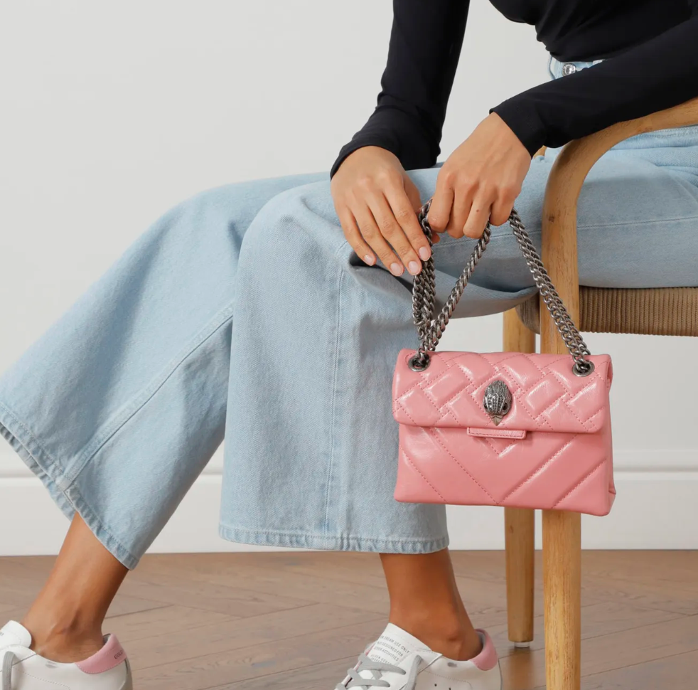 Bolsa Kurt Geiger mini kensington baby pink
