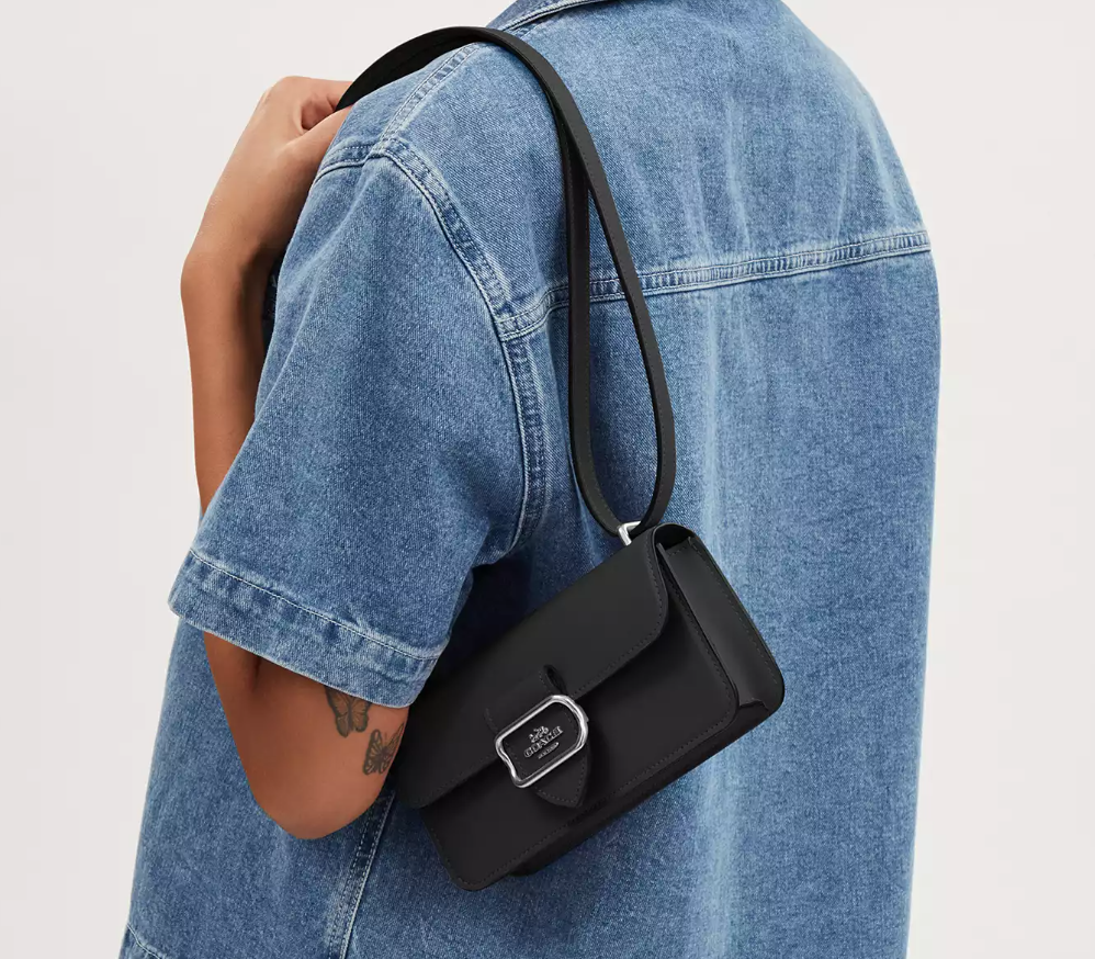 Bolsa Coach Morgan small crossbody negra