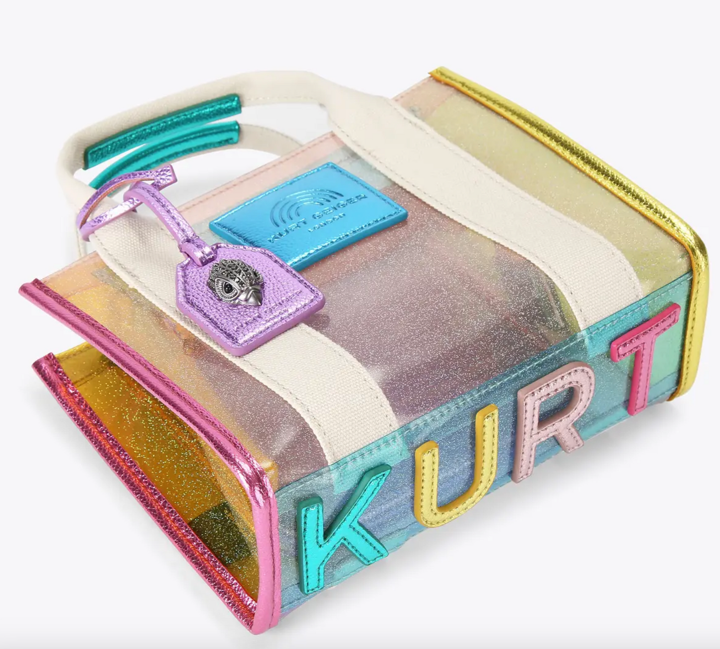 Bolsa Kurt Geiger extra small vinyl southbank tote bag
