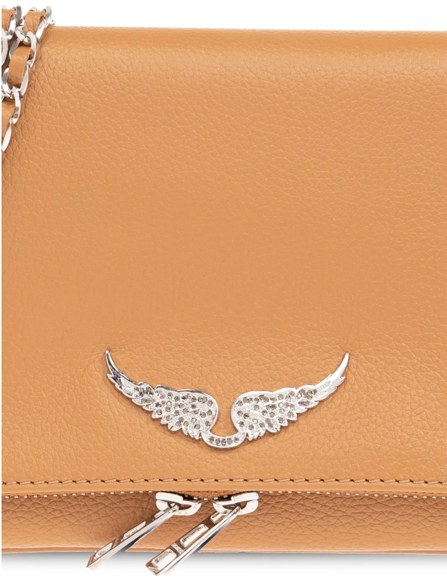 Zadig & Voltaire Rock Logo Plaque Shoulder Bag