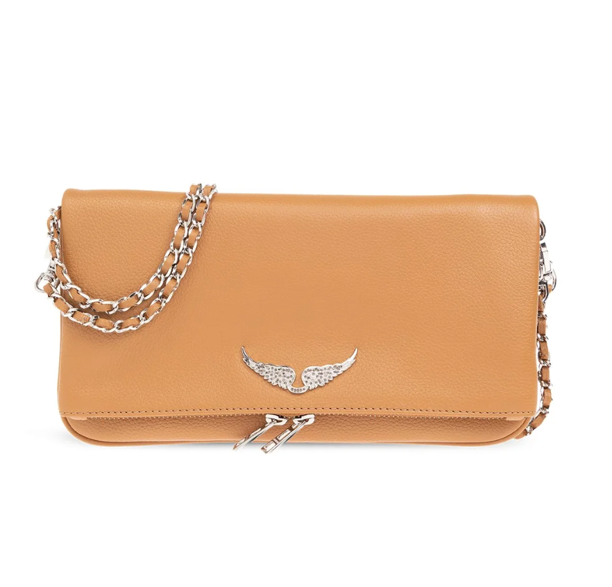 Zadig & Voltaire Rock Logo Plaque Shoulder Bag