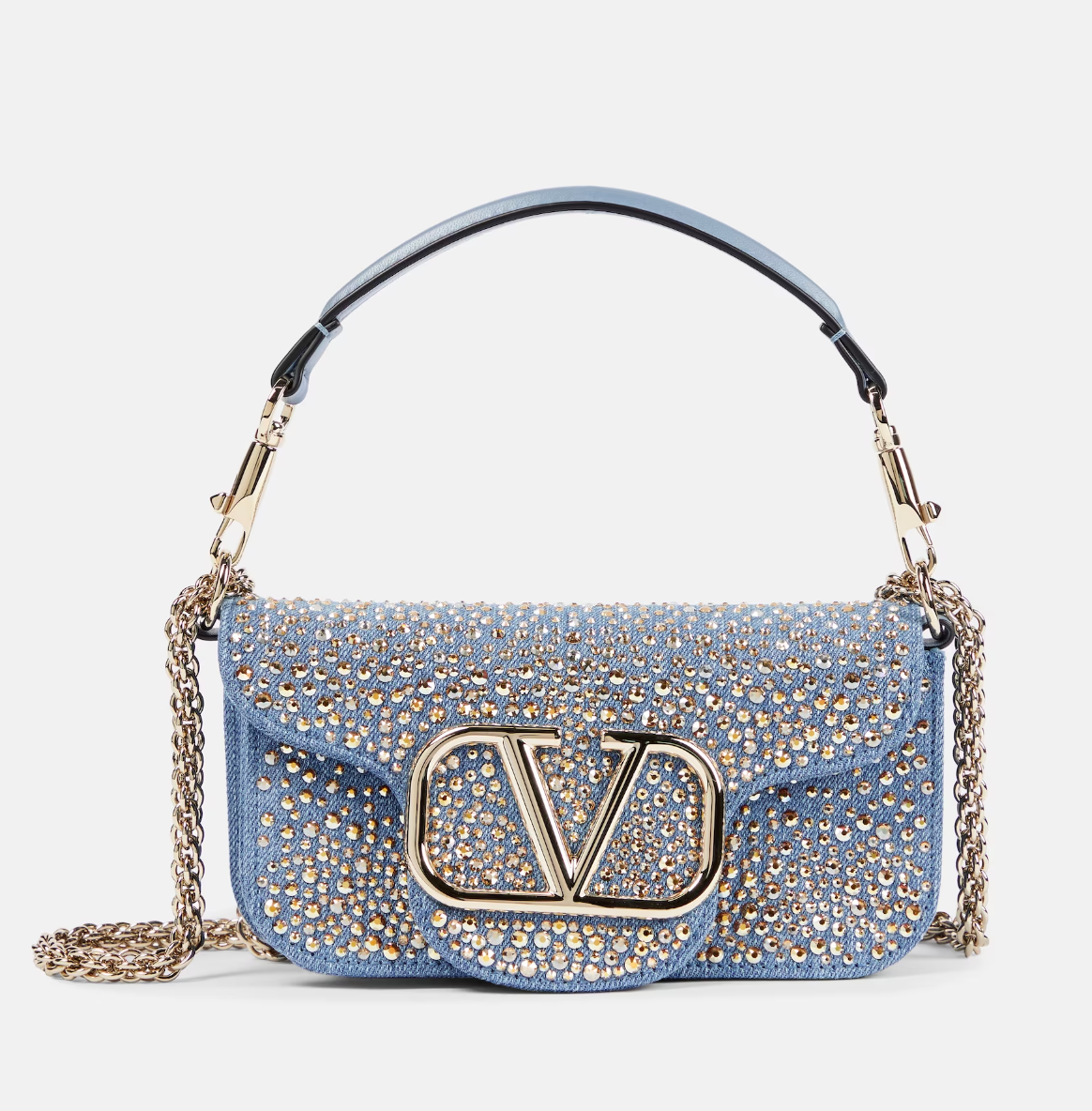 Valentino Garavani Locò Small beaded shoulder bag