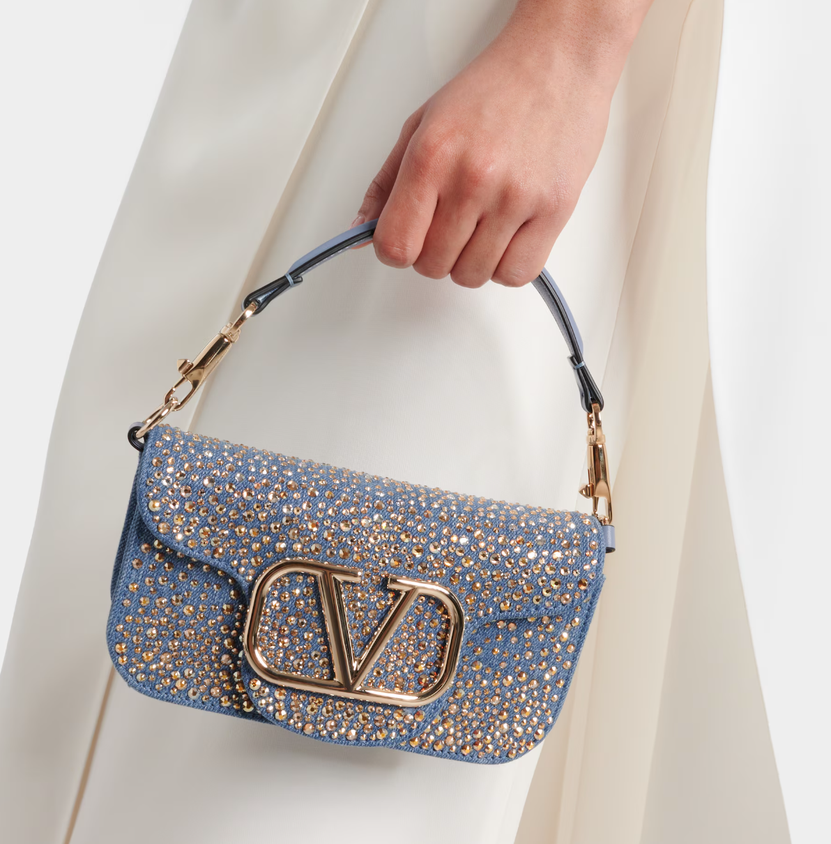 Valentino Garavani Locò Small beaded shoulder bag